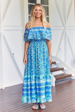 jaase ariel maxi dress by the sea print cover