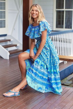 jaase ariel maxi dress by the sea print frontal 2