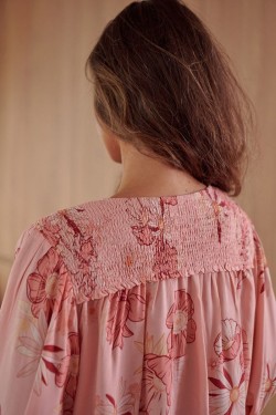 jaase blouse rue print candy detail