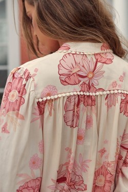 jaase blouse blush print detail