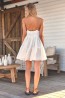 jaase mali white mini dress back