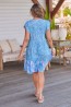 Jaase Blue Pompeii print Tracey dress
