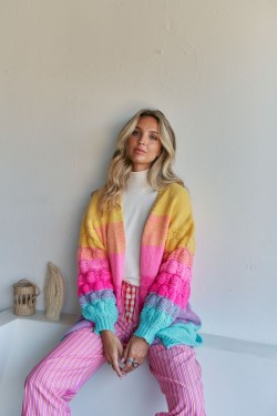 jaase sunset cloud knit cover