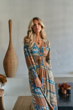 boho woman dress