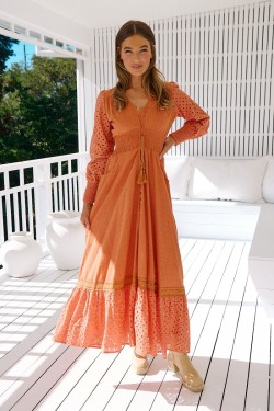 jaase tangerine glow sabrina dress cover