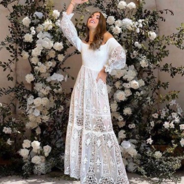 amalfi dress by antica sartoria white