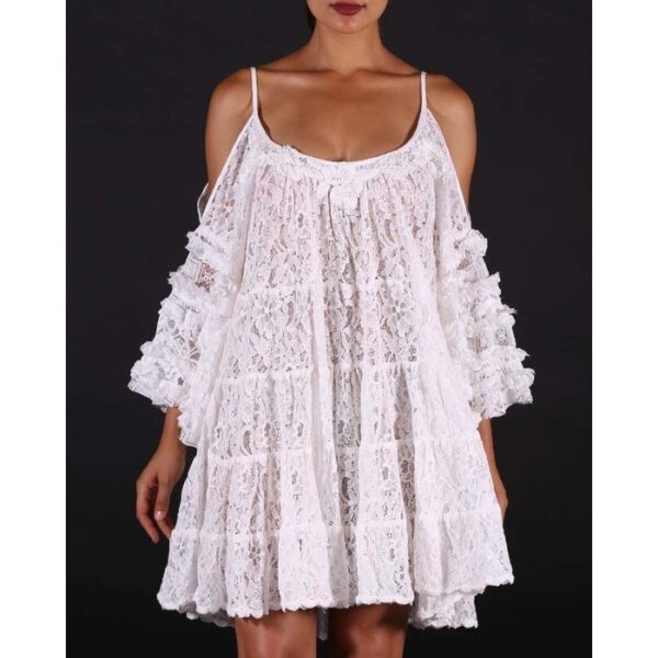 Vestido de tirantes con mangas Antica Sartoria