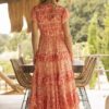 vestido bluebelle fucsia miss june espalda