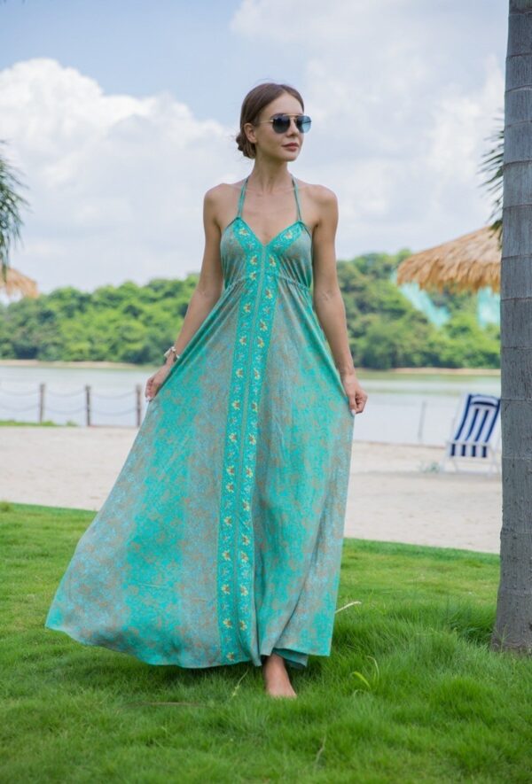 vestido boho espalda descubierta portada
