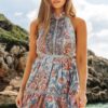 vestido corto de jaase maliah print frankie frontal