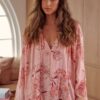 jaase rue print candy blouse main view