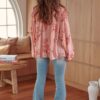 jaase rue print candy blouse side view