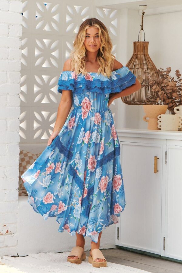 vestido de jaase positano print ana santorina portada
