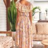 vestido de jaase positano print emmy espalda