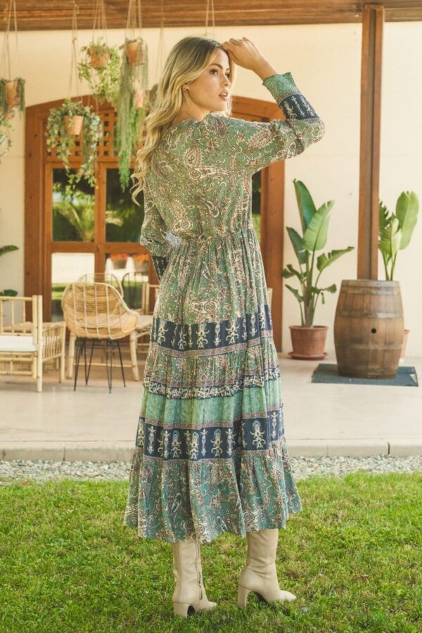 vestido jaase stephanie olivine espalda