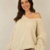 Jersey boho punto grueso