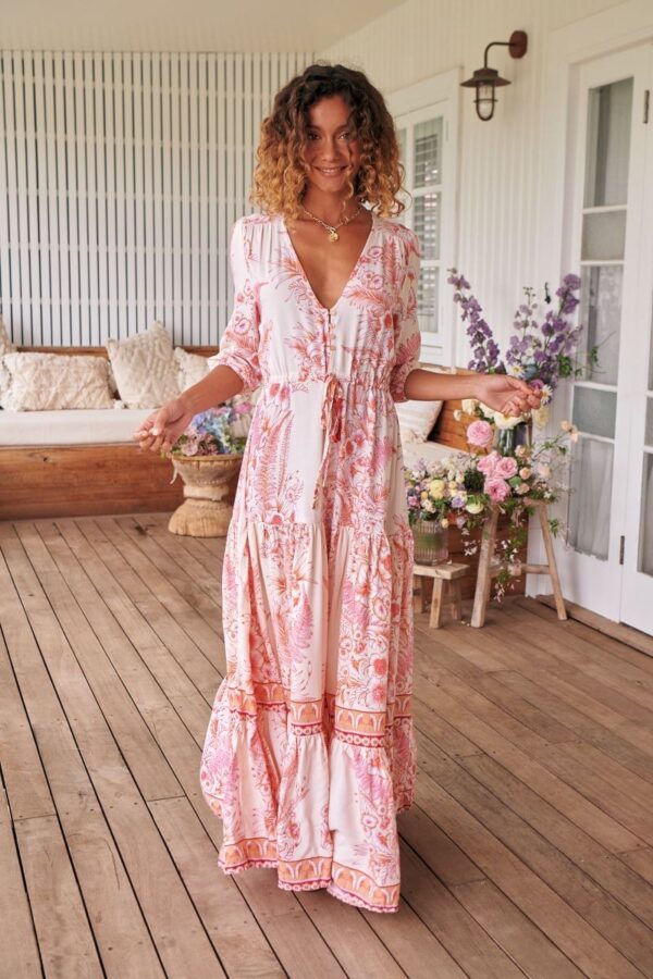 vestido largo jaase tessa balmy nights frontal