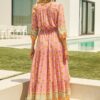 vestido jaase tessa pink charm espalda