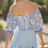 vestido jaase louise print heaven espalda detalle