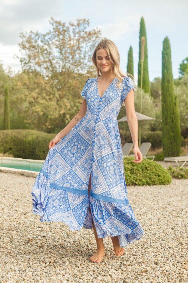 Vestido Jaase Carmen print Oceana