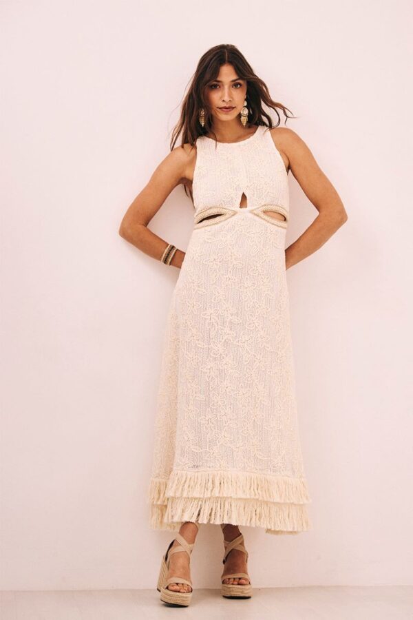 vestido largo cut out nekane portada
