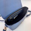 Inside of the open Alma bag, with visible inner pocket