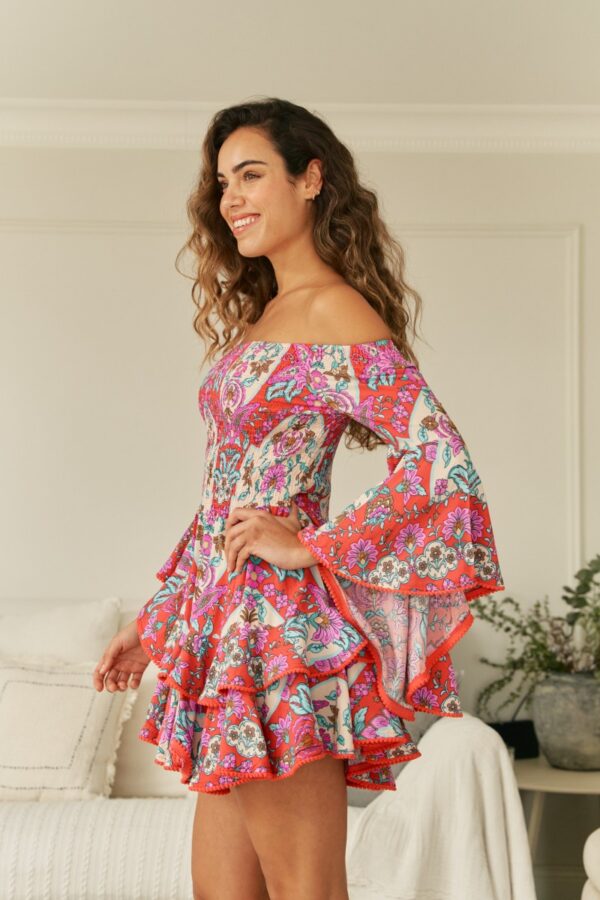 jaase primrose baptiste short dress side view