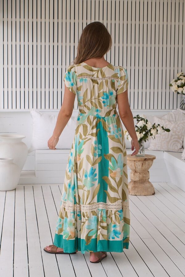 Back view of the Jaase Carmen Himalaya dress