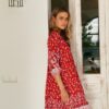 Sumer 2025 dresses collection, including Jaase French Ruby Rouge mini dress in a stylized presentation
