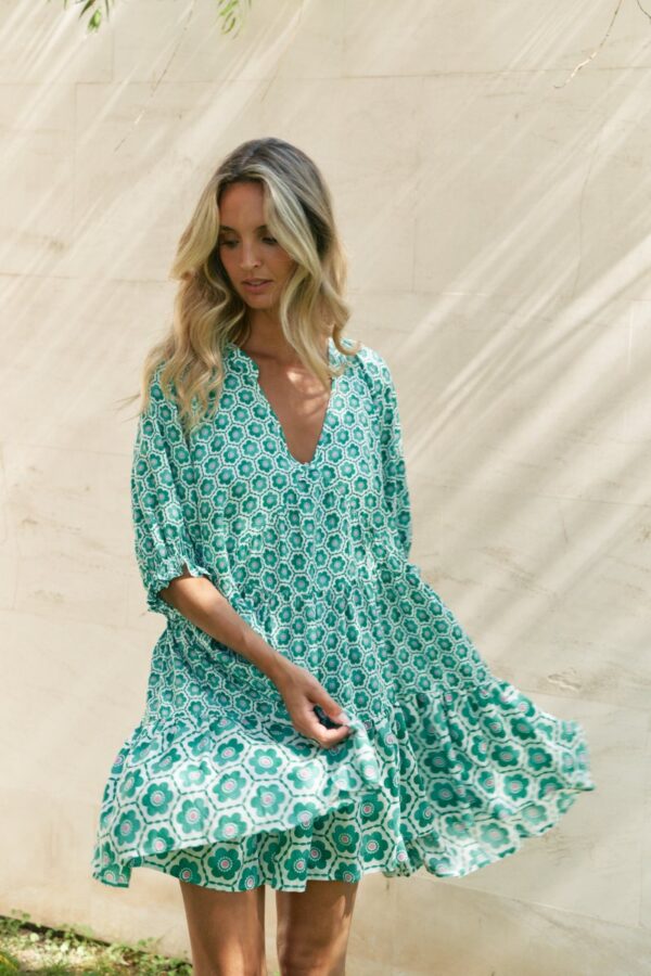 Vestido corto Jaase para verano, estilo fresco y bohemio