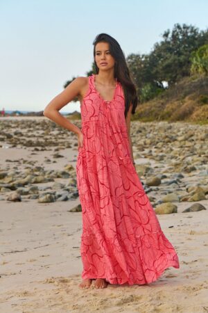Vestido Jaase Erryn Rosella en vista frontal portada