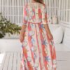 Back view of Jaase Indiana dress – crochet panel and relaxe