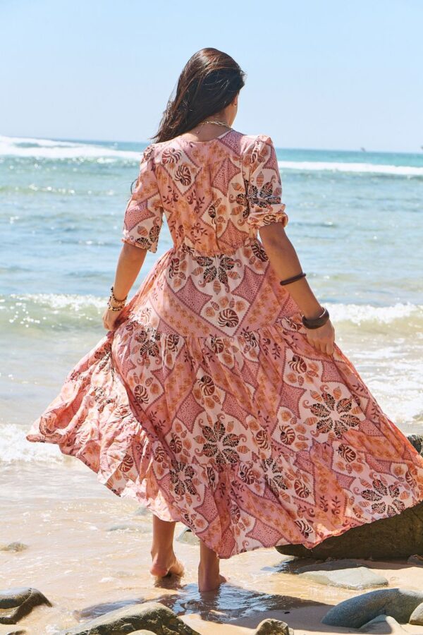 Vestido Jaase Tessa Tahitian espalda