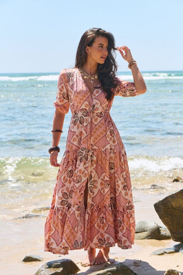 Vestido Jaase Tessa Tahitian frontal