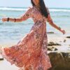 Jaase Tessa Tahitian dress side