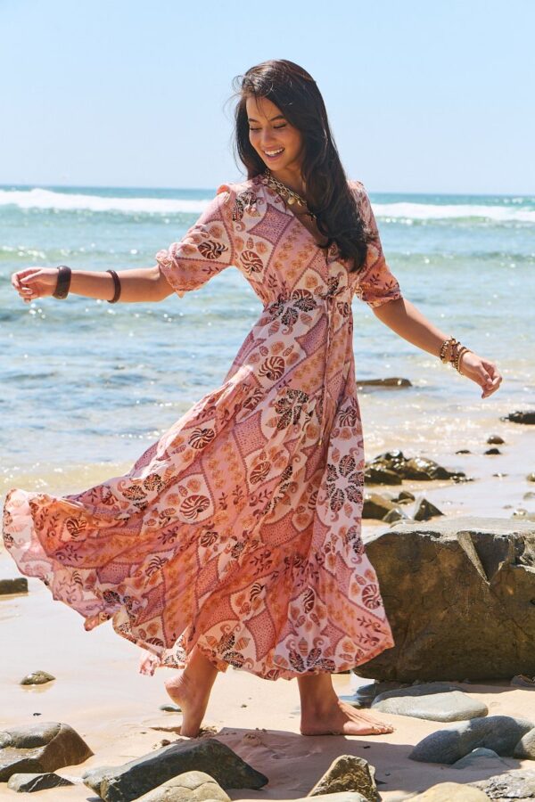Vestido Jaase Tessa Tahitian perfil
