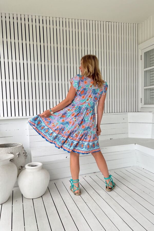 Colección Jaase 2025 con el vestido Tracey print Daydreamer