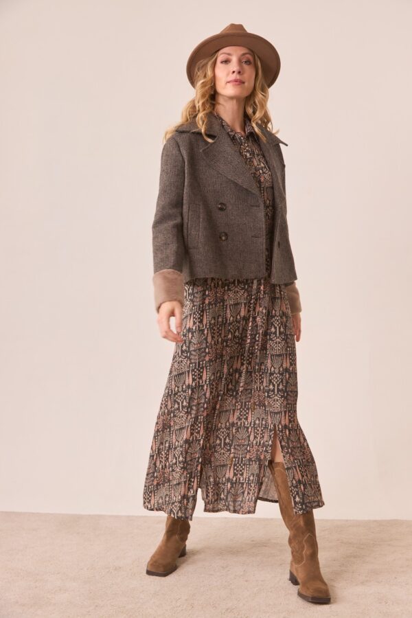 Front view of the Nekane Adhara boho dress
