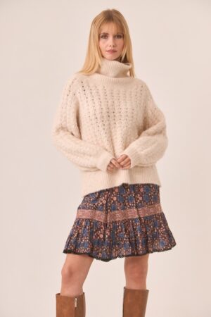 nkn nekane boho short skirt minta cover
