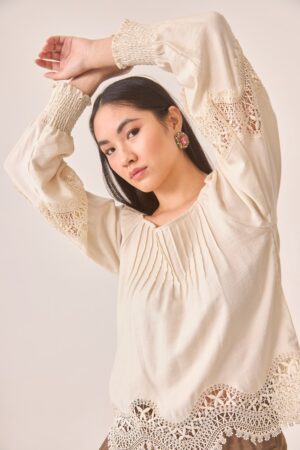 nekane embroidered blouse arctu cover