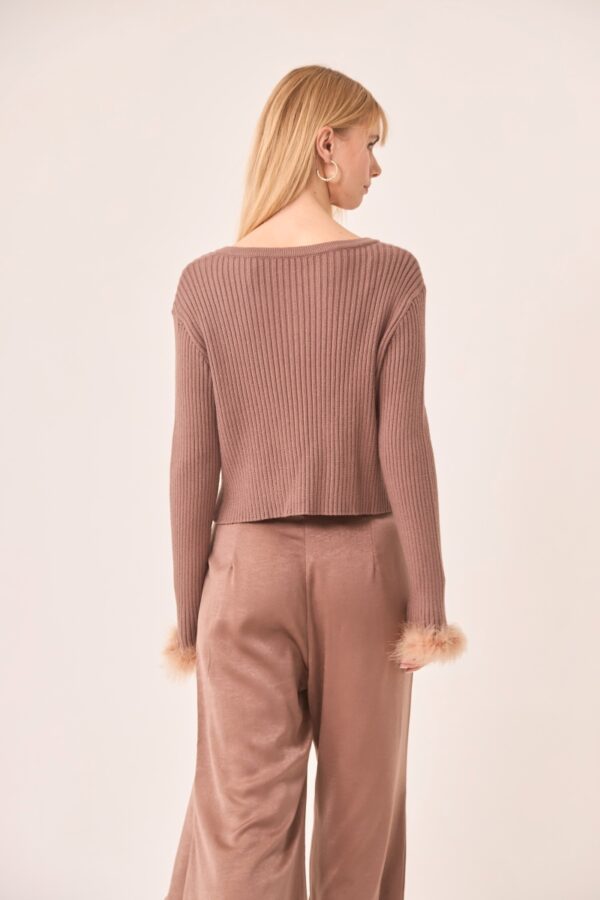 nekane chaqueta canale brownie espalda