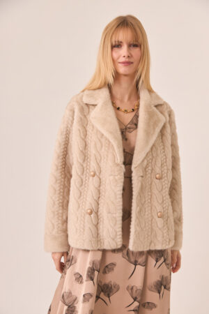 NKN Nekane – Fresia faux fur coat cover image