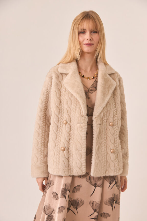 NKN Nekane – Fresia faux fur coat cover image