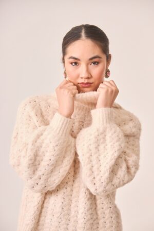 NKN Nekane – Silfi cable knit sweater cover