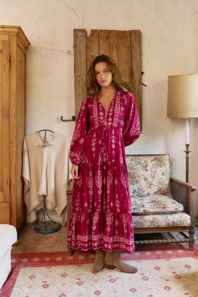 vestidos boho invierno