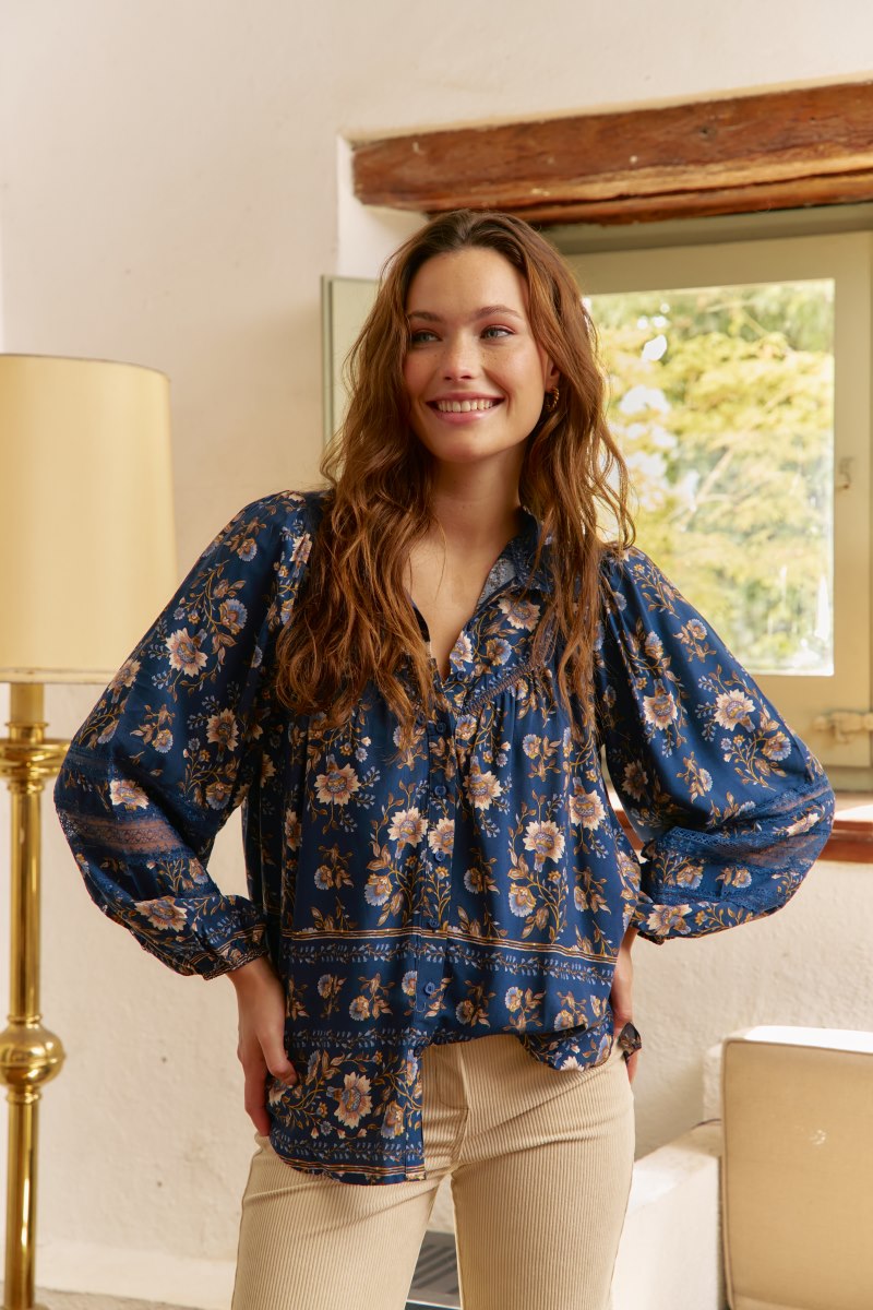 blusas boho estampadas