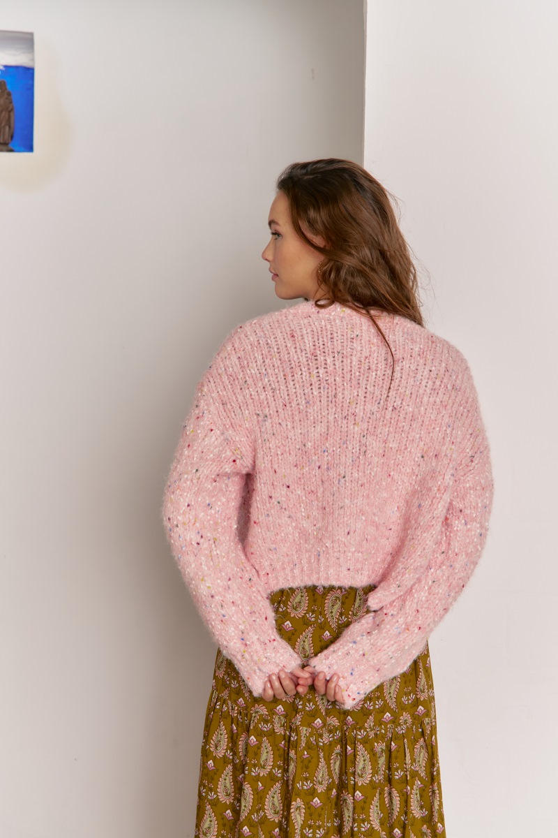 Cárdigan Jaase Pink Flame - Imagen 8