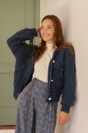 navy cozy cardigan by jaase cover