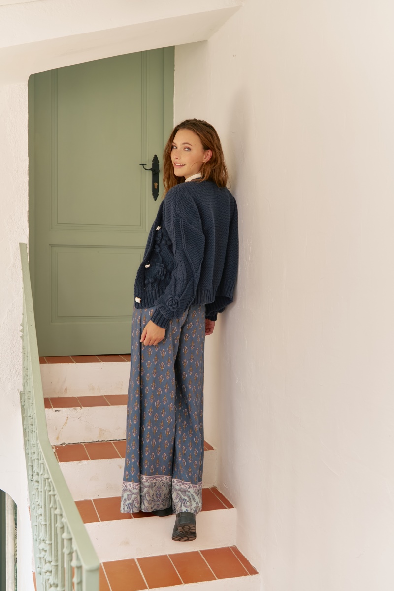 jaase nico print pants back