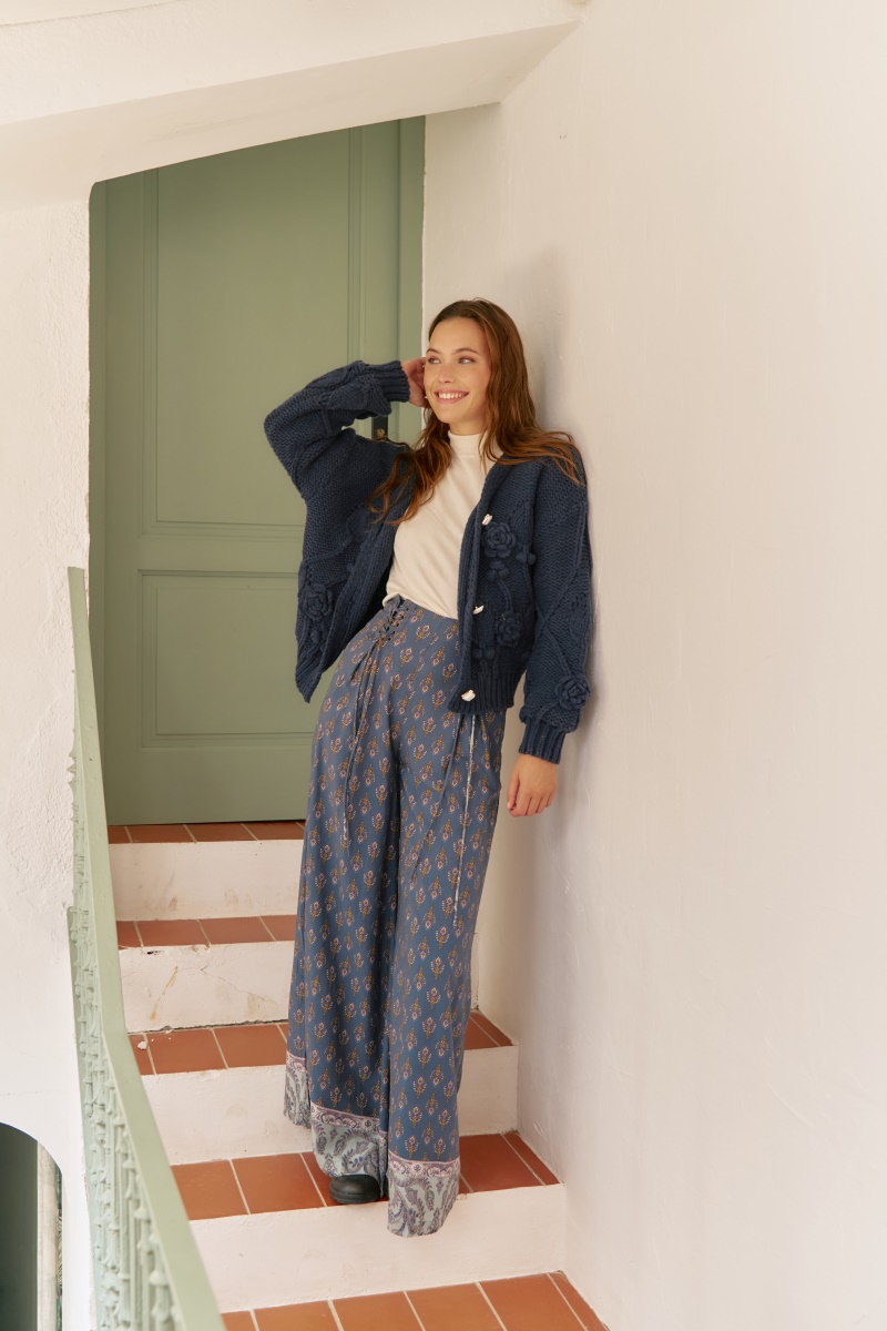 jaase nico print pants cover